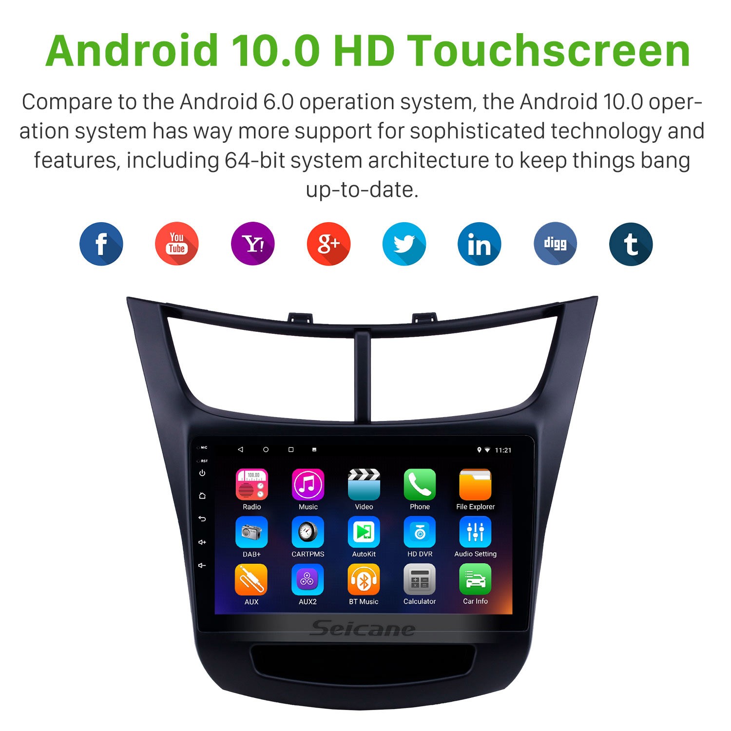 Chevy Chevrolet New Sail Inch Android Hd Touchscreen