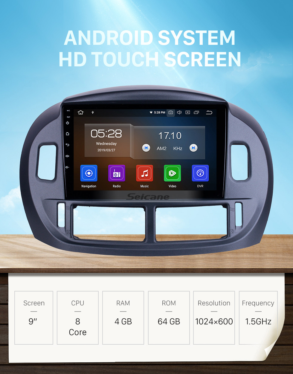 Hd Touchscreen Inch For Toyota Estima Acr