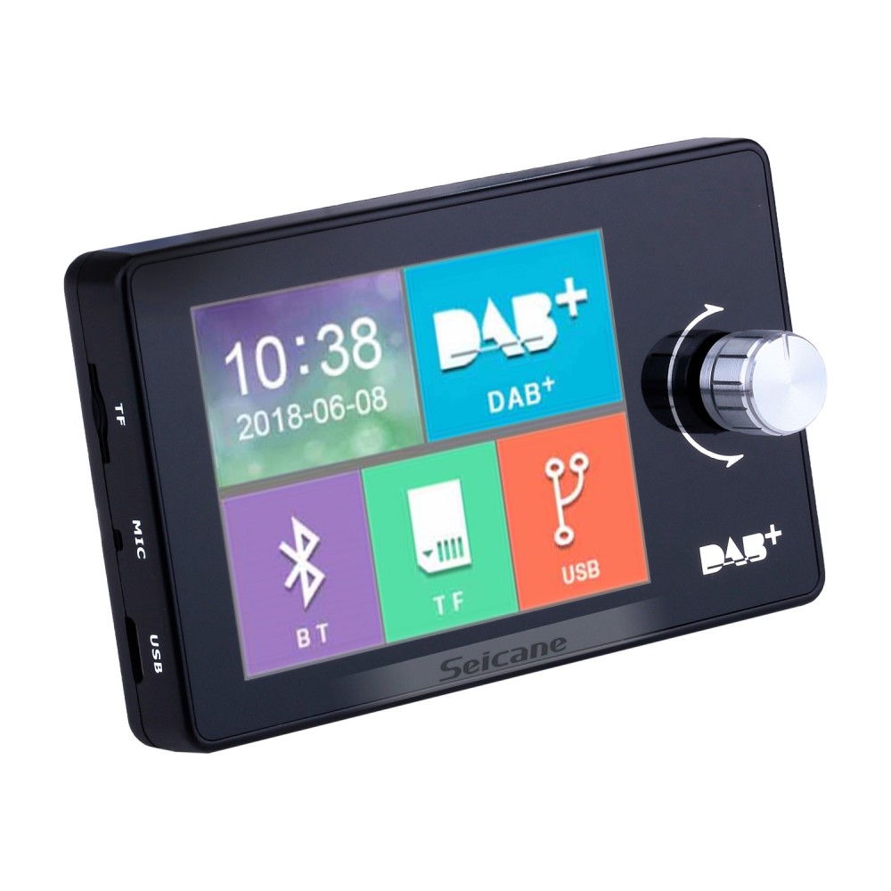 uitblinken Afwijking zitten In-Car DAB/DAB+ Receiver Bluetooth Music Hands-Free USB/TF Music Adapter  with 2.8 inch true color TFT-LCD screen