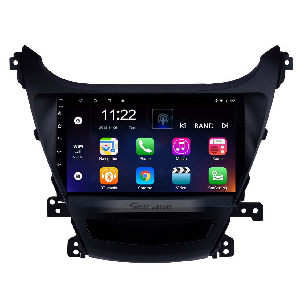 Ru versus Oxideren 9 inch 2014 2015 2016 Hyundai Elantra Auto radio GPS Navigation Bluetooth  Touch screen Car Stereo TV Tuner Rearview Camera AUX IPOD MP3