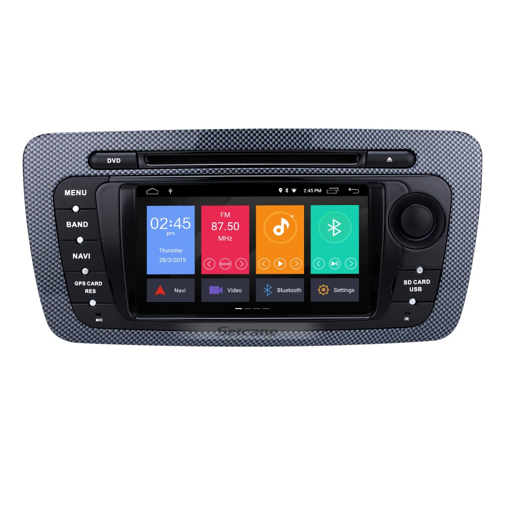 verkiezing Recensie pols Android 10.0 Autoradio DVD GPS System for 2009 2010 2011 2012 2013 Seat  Ibiza with 1024*600 Multi-touch Capacitive Screen Bluetooth Music Mirror  Link OBD2 WiFi AUX Steering Wheel Control Backup Camera