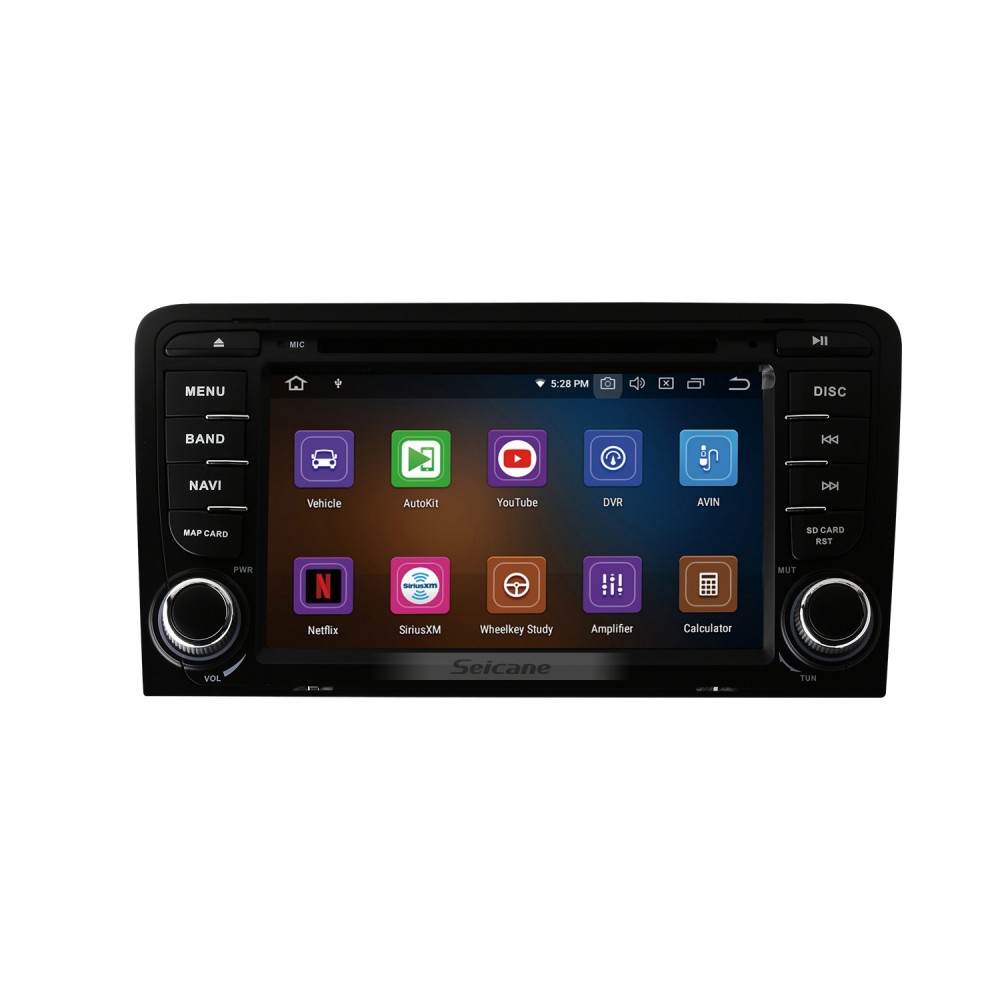 7 pulgadas para 2011 Audi A3 Radio Android Sistema de navegación GPS con  Bluetooth HD Pantalla táctil Carplay compatible con cámara de respaldo