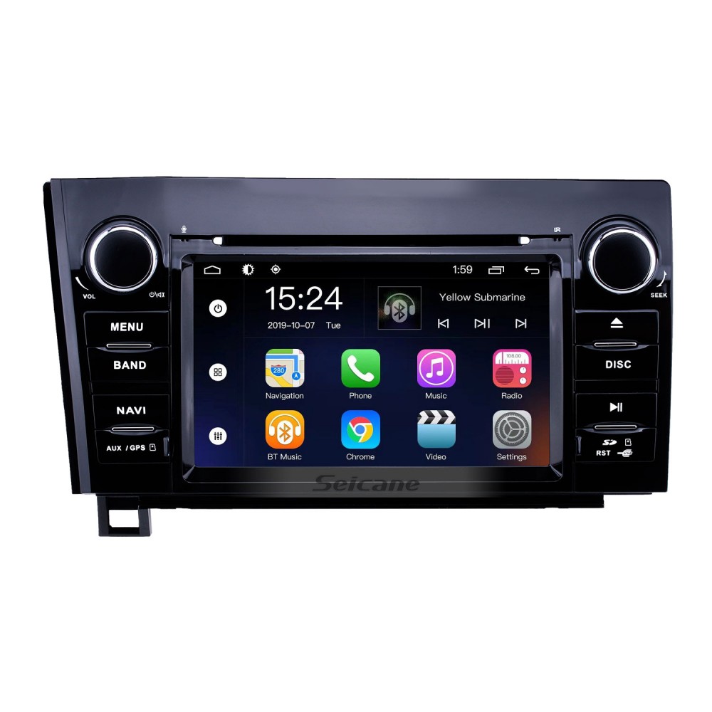 AWESAFE Car Stereo Android 11 for Toyota Tundra 2007-2013 Sequoia  2008-2018, Touch Screen Car Radio Wireless Carplay GPS Navigation WiFi  Bluetooth Mir
