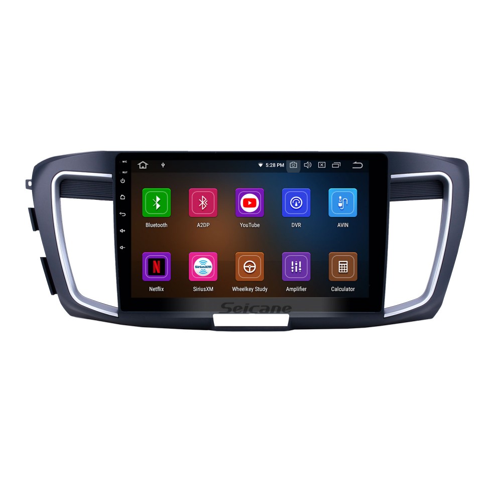 10.1 inch Android 12.0 GPS Navigation Radio for 2013 Honda Accord 9 Low  Version Bluetooth HD Touchscreen WIFI Carplay support Backup camera