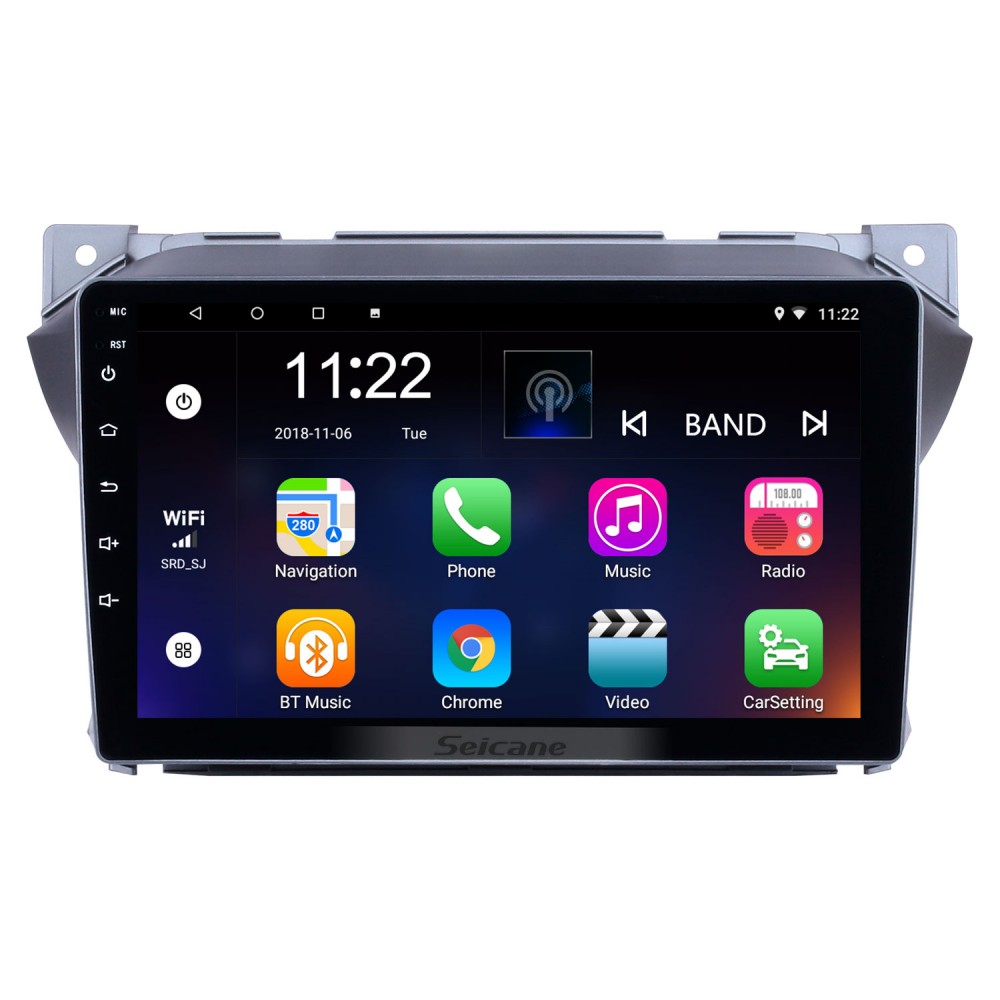 2 Din 4 + 64g Android 10 Autoradio Lecteur multimédia Carplay Auto GPS  Navigation Dsp Rds Pour Suzuki Alto 2009 2010-2016