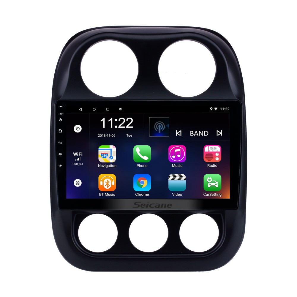 Methode eigenaar lastig The 10.1 Inch 2014 2015 2016 Jeep Compass Android GPS Car Radio with  Bluetooth WIFI USB support Steering Wheel Control Rear View Camera