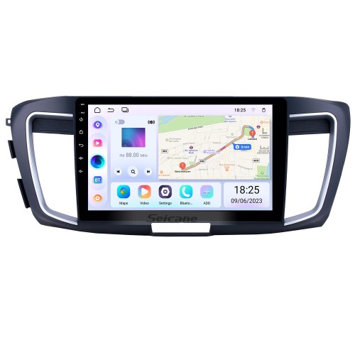 10.1 inch Android 10.0 GPS Navigation Radio for 2013 Honda Accord 9 High version with HD Touchscreen Bluetooth USB support Carplay TPMS