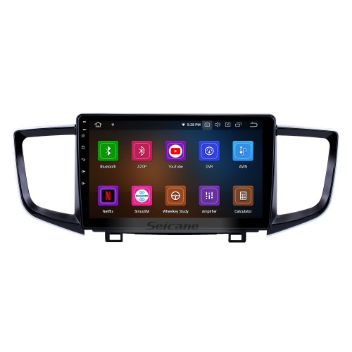 10.1 inch Android 11.0 Radio for 2016-2018 Honda Pilot Bluetooth Touchscreen GPS Navigation Carplay USB AUX support TPMS DAB+ SWC