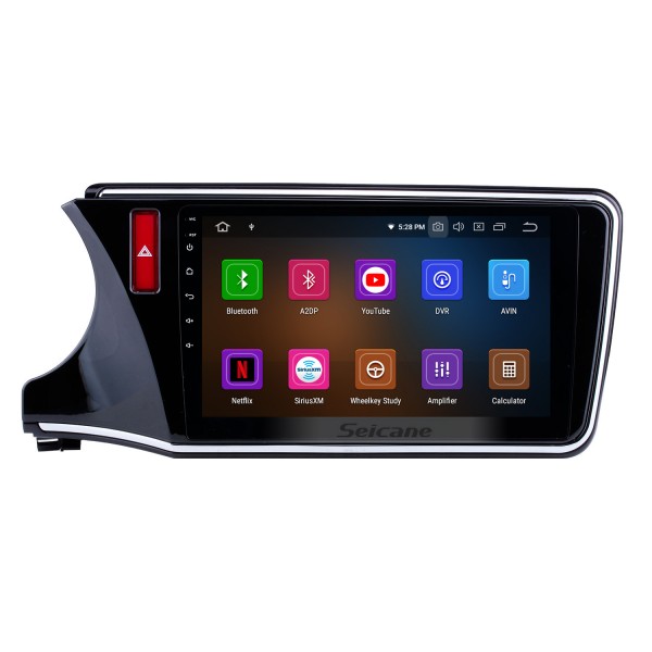 10.1 inch Android 11.0 2014-2017 HONDA CITY LHD HD Touchscreen Radio GPS Navigation System Bluetooth USB WIFI Mirror Link Steering Wheel Control