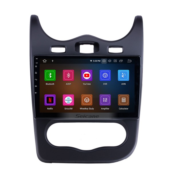 10.1 inch For 2014 Renault Sandero Radio Android 11.0 GPS Navigation System Bluetooth HD Touchscreen Carplay support OBD2