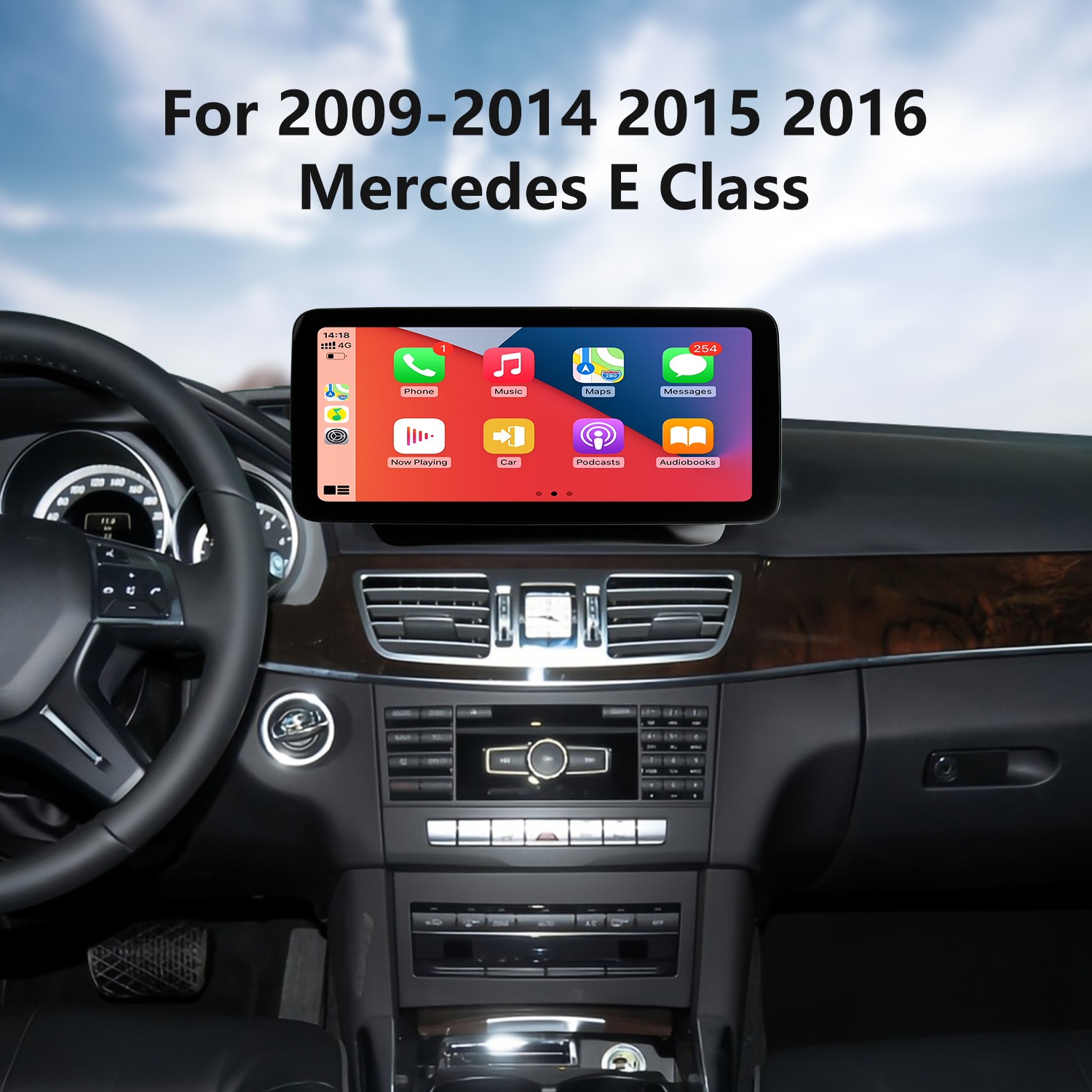 E Class E400 Mercedes E350 Coupe Carplay E Radio Touchscreen W212 E63 Class E320 E400 Android E180 E260 2016 12.3 Auto E500 E200 2009-2014 E300 2015 GPS W207 E550 inch E63AMG for