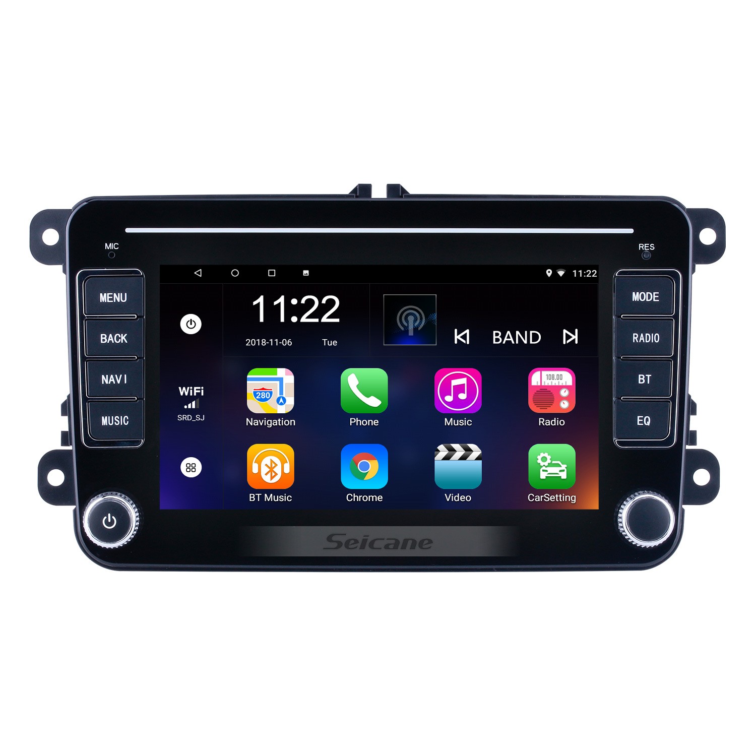  Android 13 Car Radio for VW Passat Jetta Seat Golf Skoda Polo  Touran, [1G+32GB] 7 inch Touch Screen Volkswagen Stereo with Wired&Wireless  CarPlay Android Auto Bluetooth GPS WiFi FM+Backup Camera 