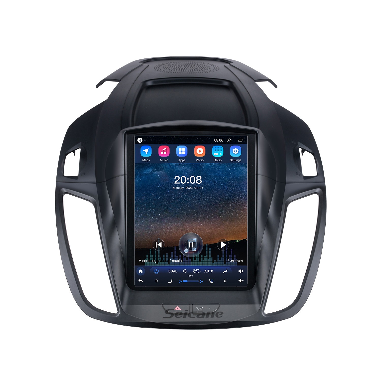 Autoradio Android 7 para Ford Focus C-Max Fiesta 