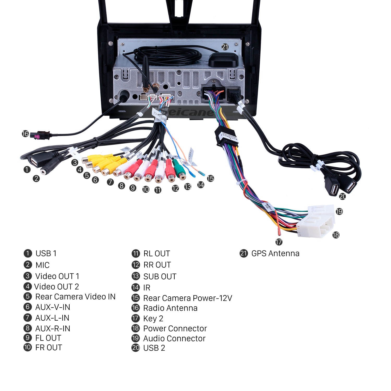 Touch Screen Radio for 2014 2015 2016 Geely Emgrand EC7