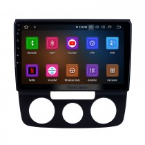 HD Touchscreen 10.1 inch Android 13.0 for 2011 VW Volkswagen Bora Manual A/C Radio GPS Navigation System Bluetooth Carplay support Backup camera