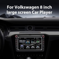 8 inch Carplay Screen MP5 Player For Volkswagen large Android Auto with Bluetooth support TF card USB AHD Steering Wheel learning