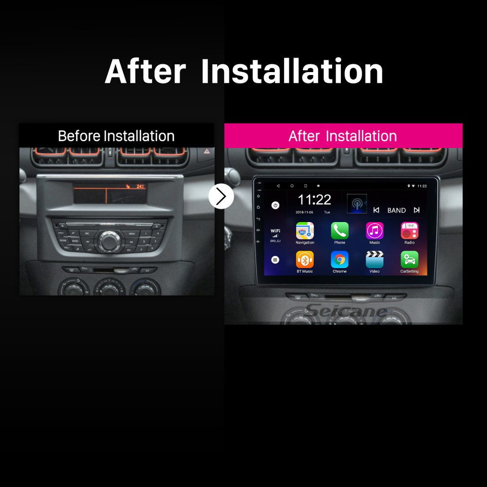 Autoradio CarPlay Android 12.0 Citroen C3 ⇒ Player Top ®