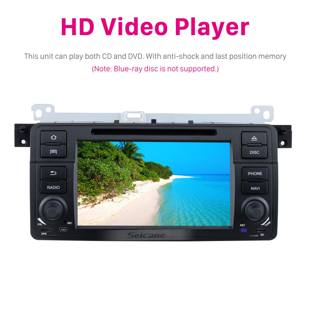 Für BMW E46 M3 7 Touchscreen Android DVD USB GPS Navigation Bluetooth
