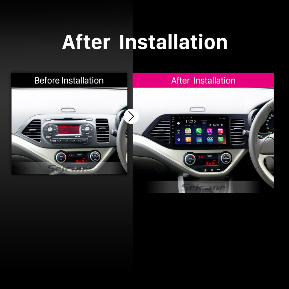 2014 for 2013 Radio system 2011 Car Bluetooth 2012 Radio Picanto Morning Touchscreen WIFI GPS Navigation Kia