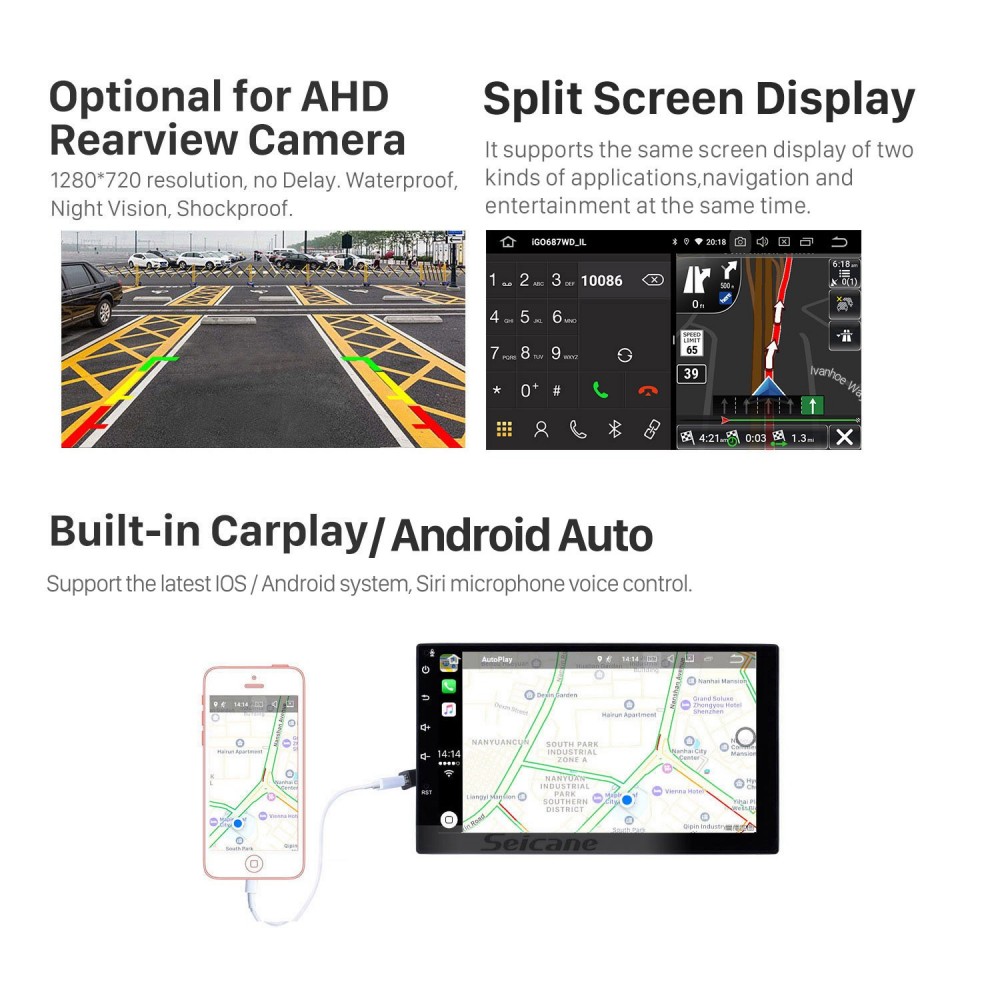 OEM Android 12.0 pour 2019 Radio Citroen C3-XR avec Bluetooth Système de  navigation GPS à écran tactile HD de 10,1 pouces Prise en charge de Carplay  DSP