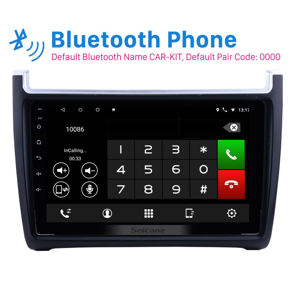 Bluetooth Stereo for 2012 2013 2014 2015 VW Volkswagen Polo