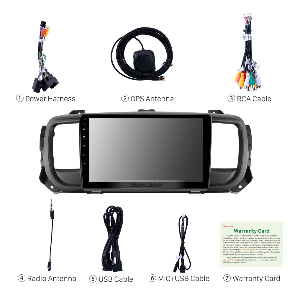 Android 11 Autoradio for Citroen Jumpy 3 SpaceTourer 9 Auto Radio Player  Mirror Link Bluetooth GPS Steering Wheel Control (Color : M600S) :  : Electronics & Photo