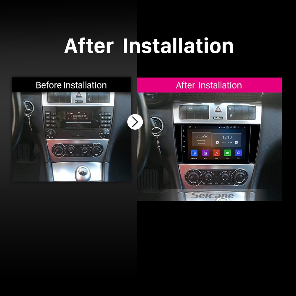Android Car Stereo for para Mercedes-Benz CLK W209 India