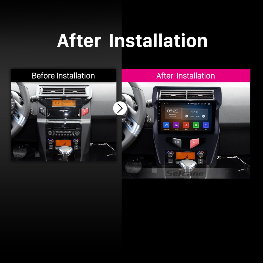 10.1 inch Android 13.0 Radio for 2012 Citroen C4 C-QUATRE with HD  Touchscreen GPS Navigation