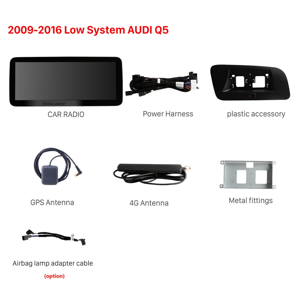 Audi Q5 Screen Upgrade Android Radio Head Unit Touch Screen - DVDGPSNav