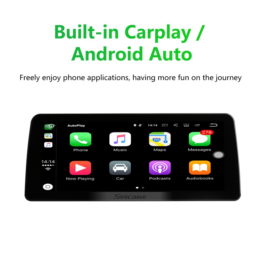Carplay HD Touchscreen for Navigation 2013-2019 Auto Android Bluetooth Car with GPS 2022 F15 2021 2020 System Radio X5 BMW