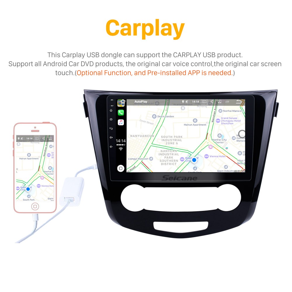 10.1 2012 2013 2014 2015 2016 2017 Nissan Qashqai Android 12.0 Radio GPS Navigation Support