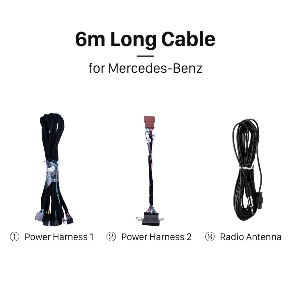 6m Long Cable Power Harness Radio Antenna for Mercedes-Benz Radio