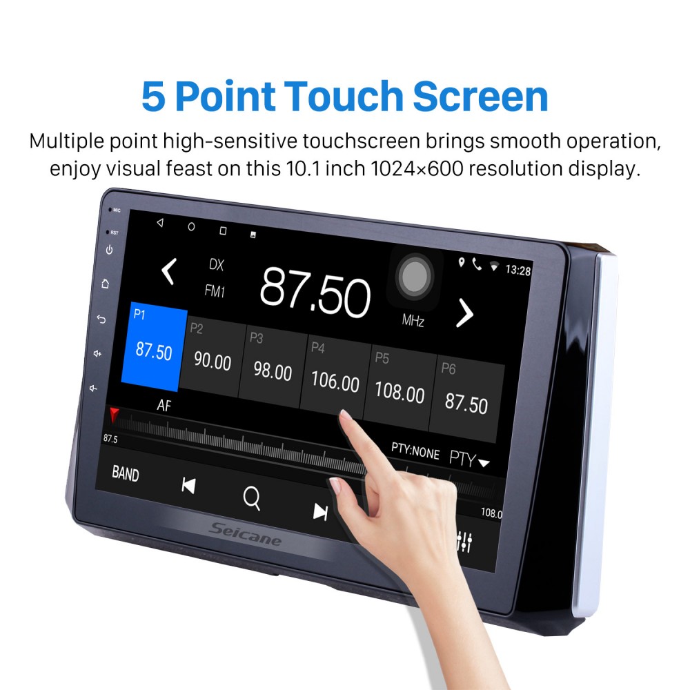 10.1 inch Android 13.0 System 2019 Head Touchscreen Navigation Support Radio unit Toyota GPS Corolla HD