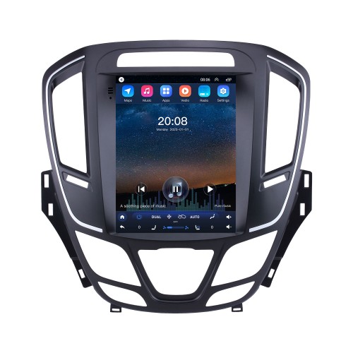 9,7 pouces 2014 Buick Regal Android 10.0 Radio à écran tactile Système de navigation GPS Prise en charge Lien miroir DVR USB 1080P Vidéo 4G WIFI Caméra de recul TV Commande au volant