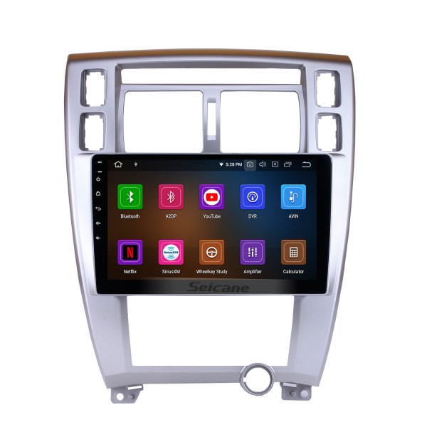 2006-2013 Hyundai Tucson Écran tactile HD 10,1 pouces Android 13.0 Système de navigation GPS Unité principale Bluetooth Wifi Radio SWC Lien miroir Prise en charge USB Carplay OBD2 TPMS