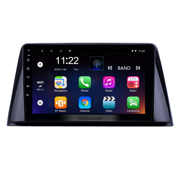 Écran tactile HD 9 pouces Android 13.0 Radio de navigation GPS pour 2016-2018 Peugeot 308 avec prise en charge Bluetooth AUX Commande au volant Carplay