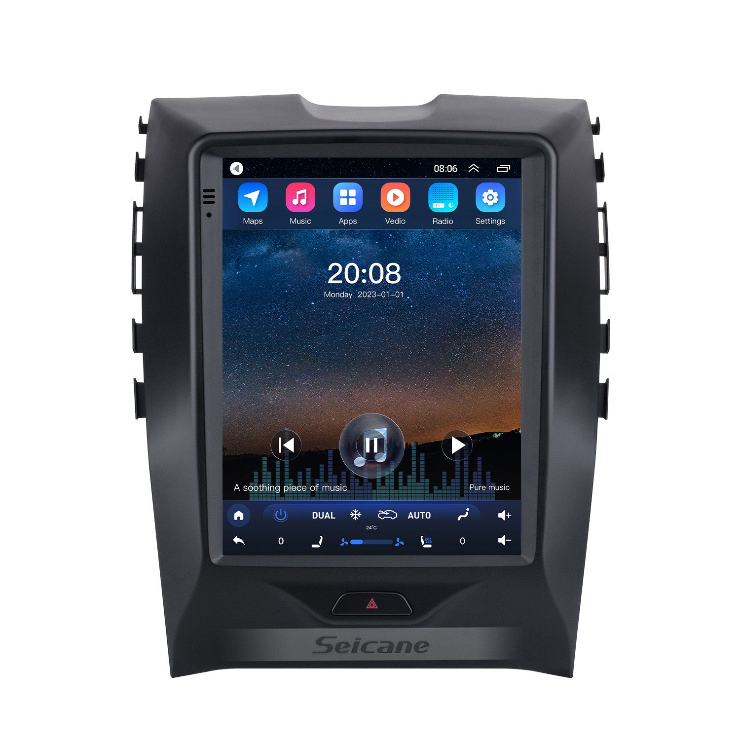 17,8 cm VW universel Intégré au Tableau de bord Android lecteur DVD de  voiture avec