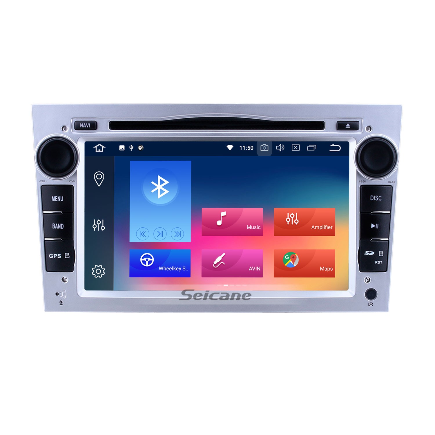 Autoradio multimédia Android, Navigation GPS, écran HD, lecteur CD