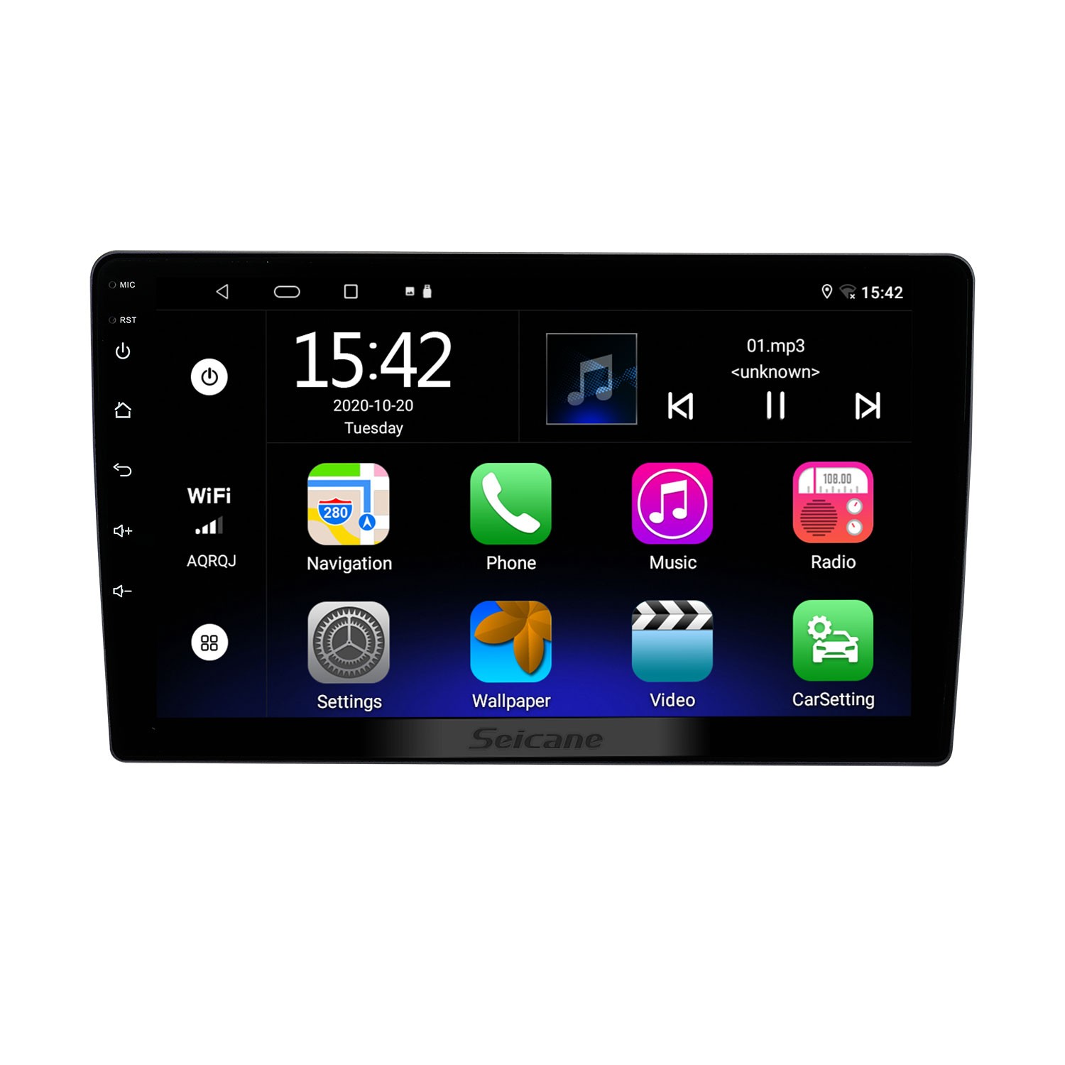 9 pouces Android pour TOYOTA COASTER 2013-2015 Système de navigation radio  GPS avec support Bluetooth à écran tactile HD Carplay OBD2