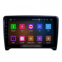 9 pouces pour 2006 2007 2008-2013 Audi TT Radio Android 13.0 Système de navigation GPS avec écran tactile Bluetooth HD Prise en charge Carplay TV numérique