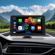 Moniteur tactile sans fil Carplay Android Auto de 7 pouces Système de navigation GPS stéréo avec prise en charge Bluetooth Affichage vidéo HD de la caméra de recul