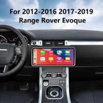 Android 12.0 Carplay 12,3 pouces Écran complet pour 2012 2013 2014-2019 Range Rover Evoque Radio de navigation GPS avec Bluetooth