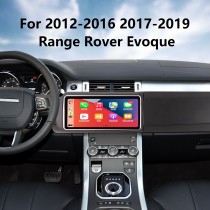 Android 12.0 Carplay 12,3 pouces Écran complet pour 2012 2013 2014-2019 Range Rover Evoque Radio de navigation GPS avec Bluetooth