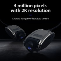 Caméra de tableau de bord de voiture 2K 2560x1440P Dvr ADAS USB avec capteur G, angle ultra grand 140 °