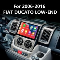 Android 13.0 pour 2006-2016 FIAT DUCATO LOW-END Radio Système de navigation GPS 9 pouces avec Bluetooth HD Touchscreen Carplay support SWC