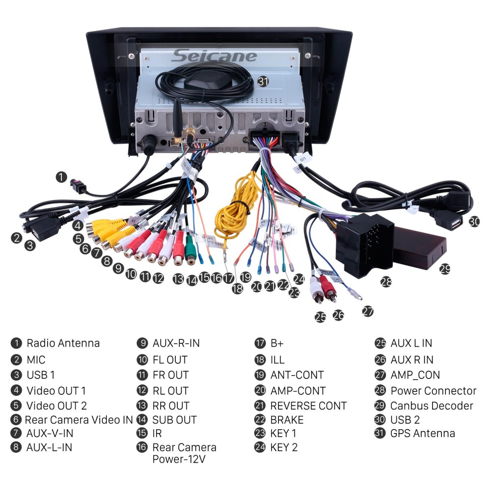 Android 11.0 Lecteur d'autoradio pour Bmw E90 E91 E92 E93