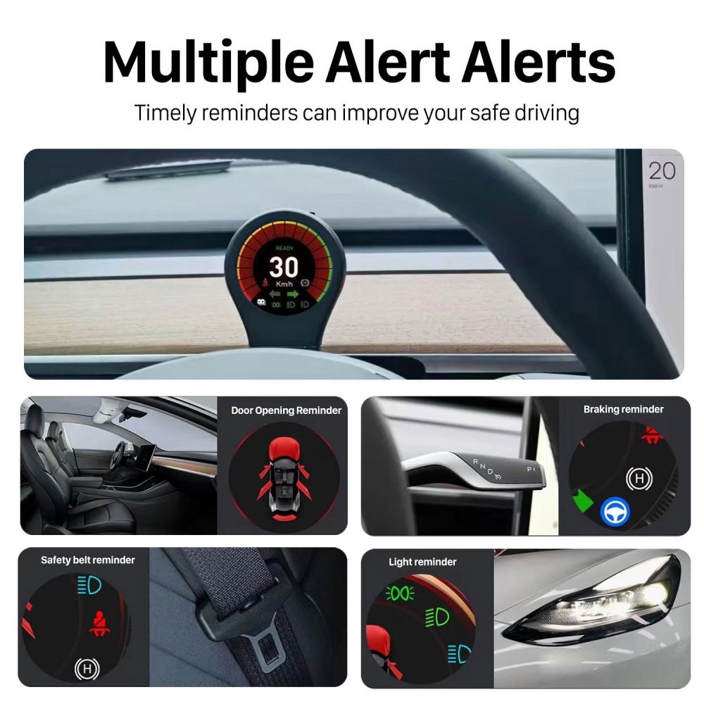 Tableau de bord numérique LCD pour Tesla Model 3 / Model Y