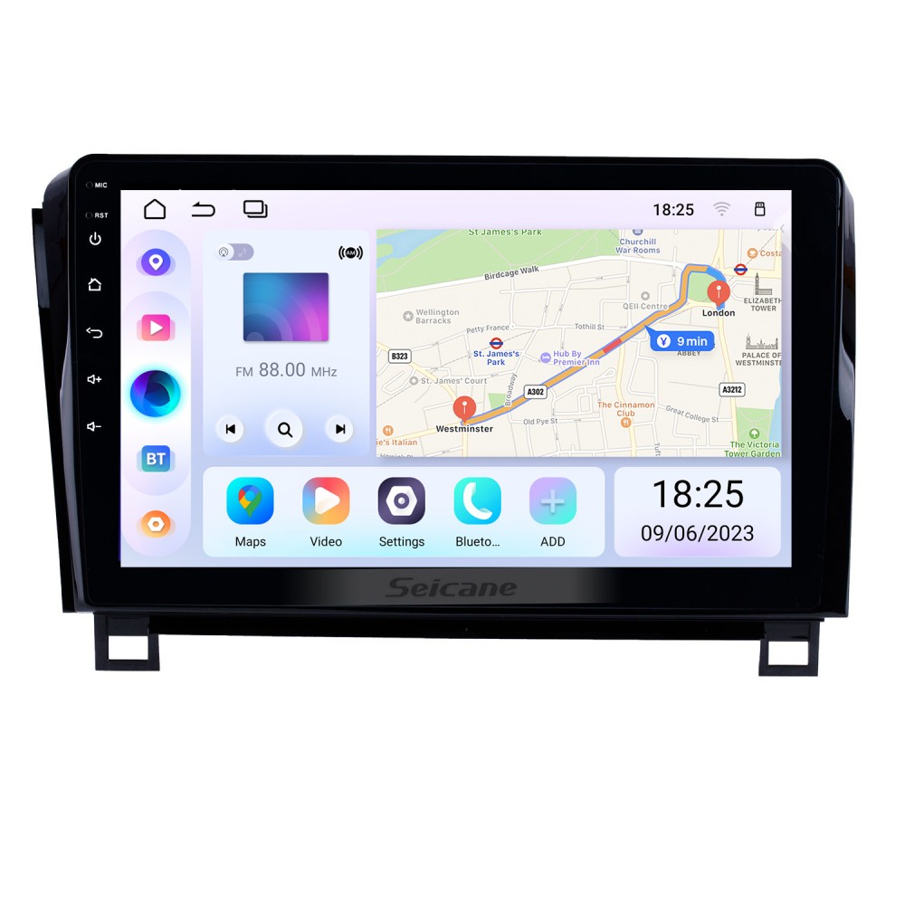 10.1 pulgadas Android doble Din coche estéreo con cámara de respaldo HD  pantalla táctil Tablet Radio con Bluetooth y navegación GPS