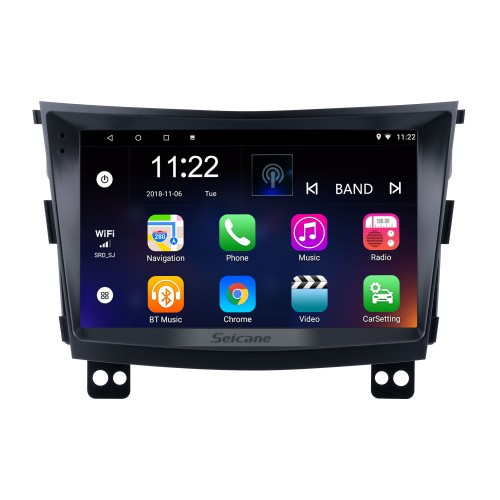 Android 13.0 HD Pantalla táctil 9 pulgadas 2015 SSANG YONG Tivolan Radio Sistema de navegación GPS con soporte Bluetooth Carplay
