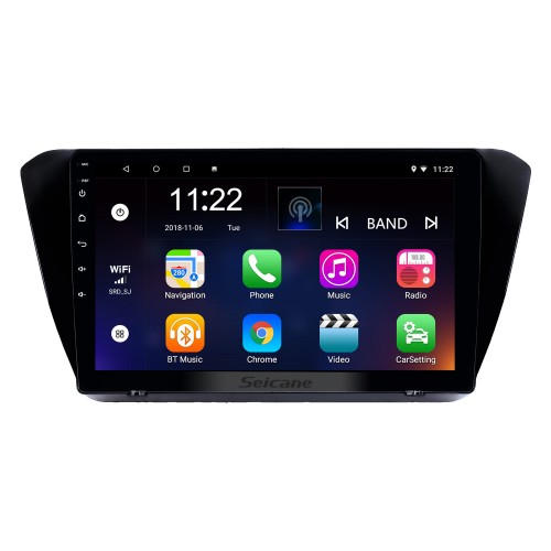 Radio con navegación GPS Android 13.0 de 10,1 pulgadas para Skoda Superb 2015-2018 con pantalla táctil HD Bluetooth USB AUX compatible con Carplay TPMS